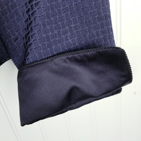 ARMANI COLLEZIONI Womens Purple Blazer Evening Jacket Size 10 Collarless Button - Picture 5 of 13